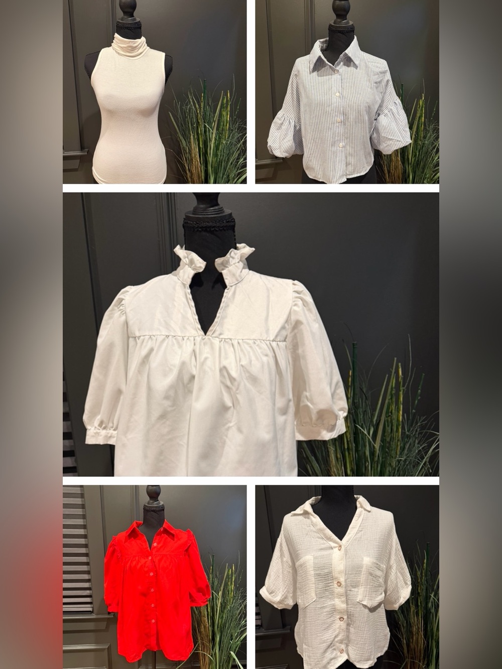 BUNDLE Womens Short Sleeve Shirts- WORK CAPSULE ITEMS